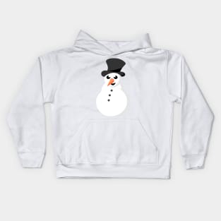 Cartoon snowman Kids Hoodie